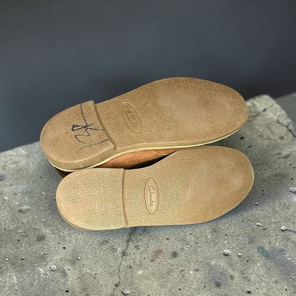 Clarks Originals Desert Boots Crepe Sole Brown Leather Lace Men’s Size 8